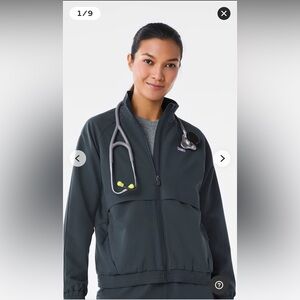 Sydney figs jacket in color dark harbour. Sz medium. Perfect condition